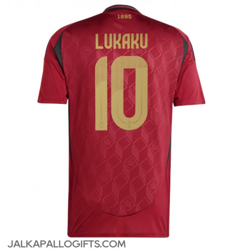 Belgia Romelu Lukaku #10 Kotipaita EM-Kisat 2024 Lyhythihainen